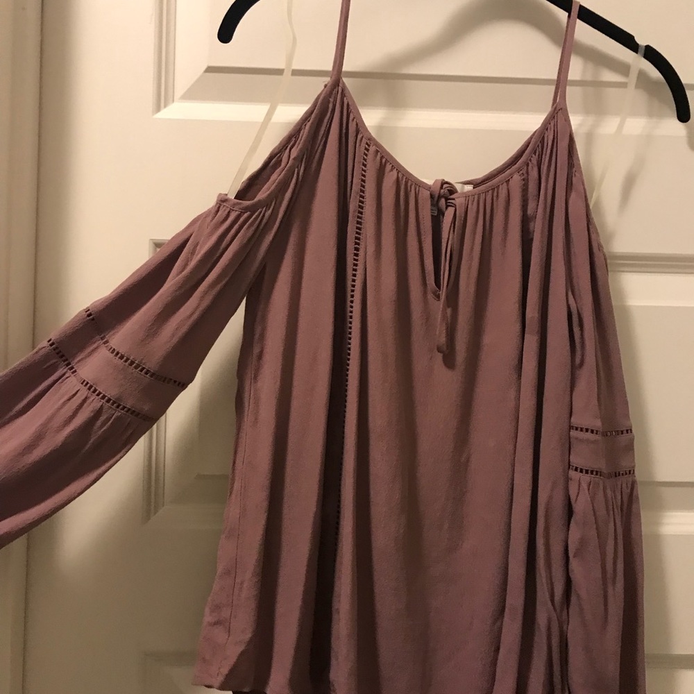 ASTR open shoulder blouse